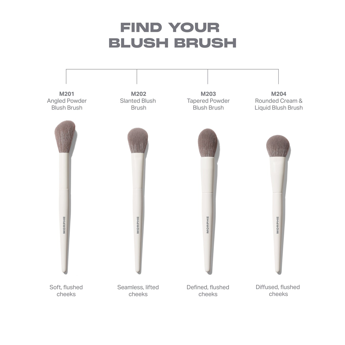 M201 Angled Powder Blush Brush