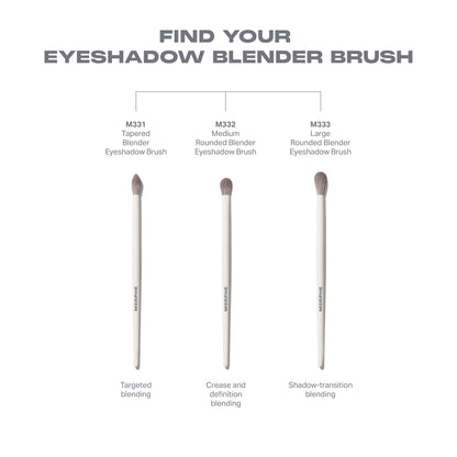 M333 Large Rounded Blender Eyeshadow Brush