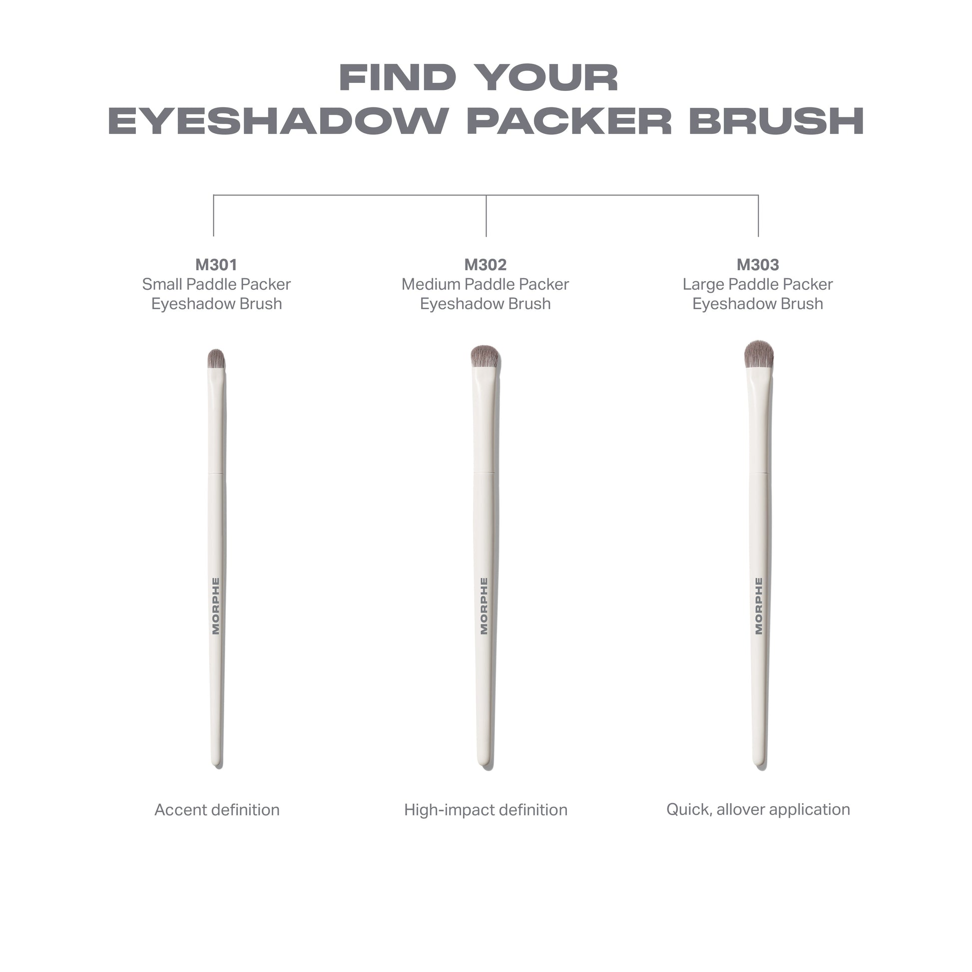M302 Medium Paddle Packer Eyeshadow Brush
