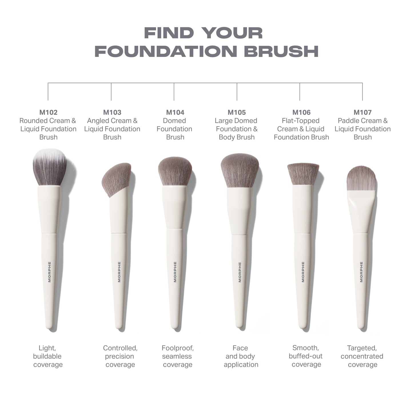 M105 Large Domed Foundation & Body Brush