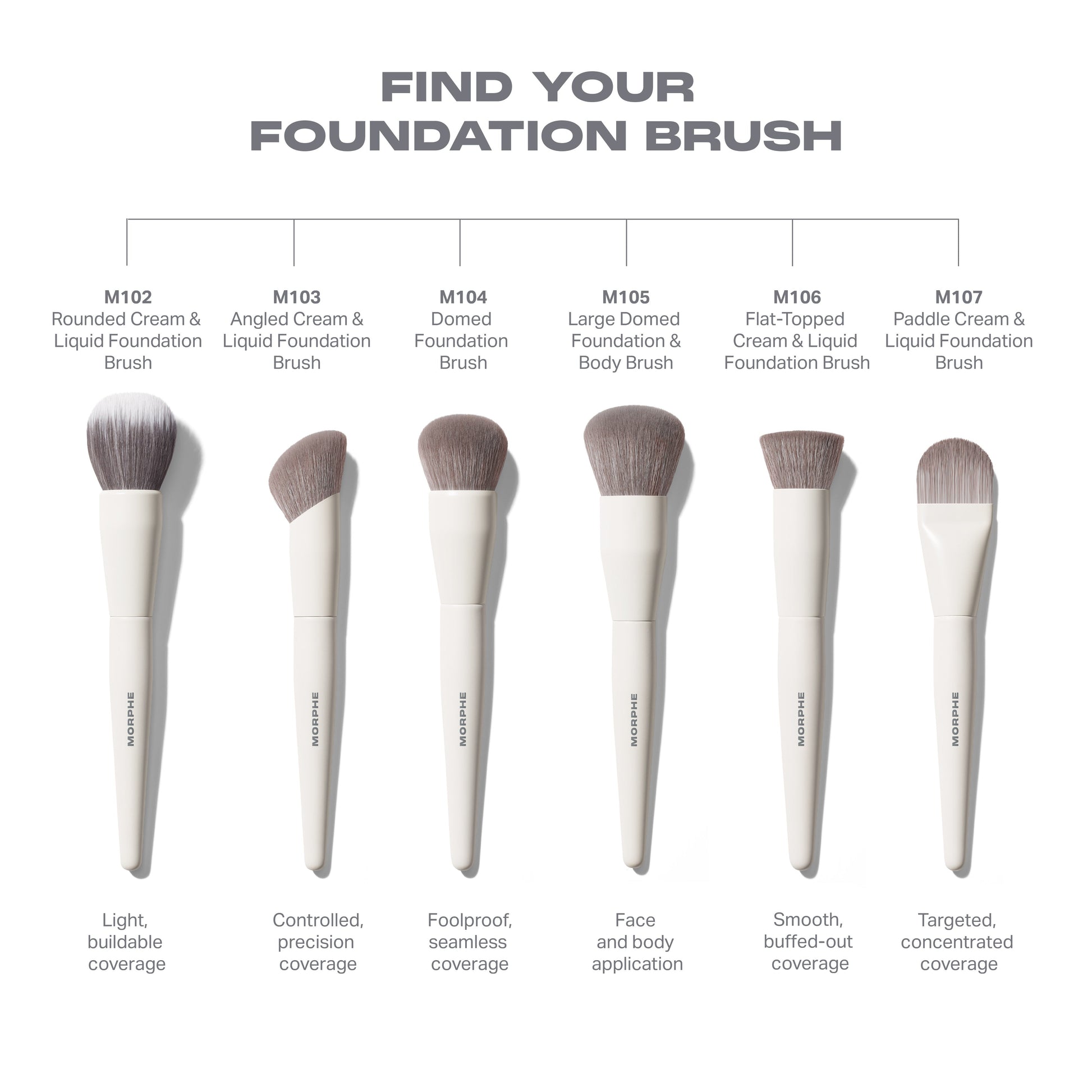 M105 Large Domed Foundation & Body Brush