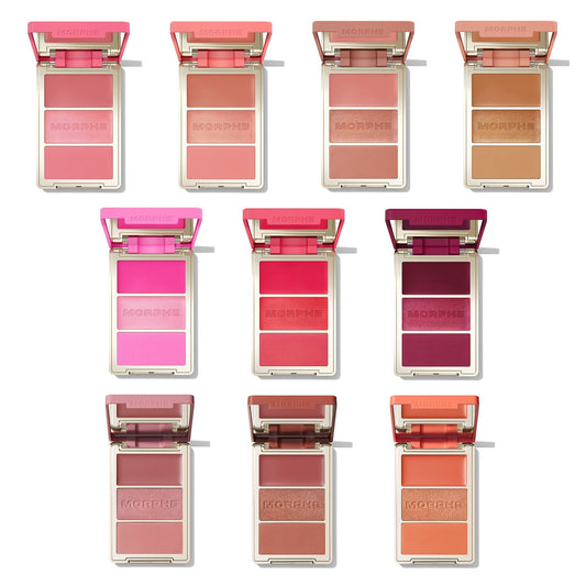 Cheek Thrills Multi-Finish Face Trio 10-Piece Collection