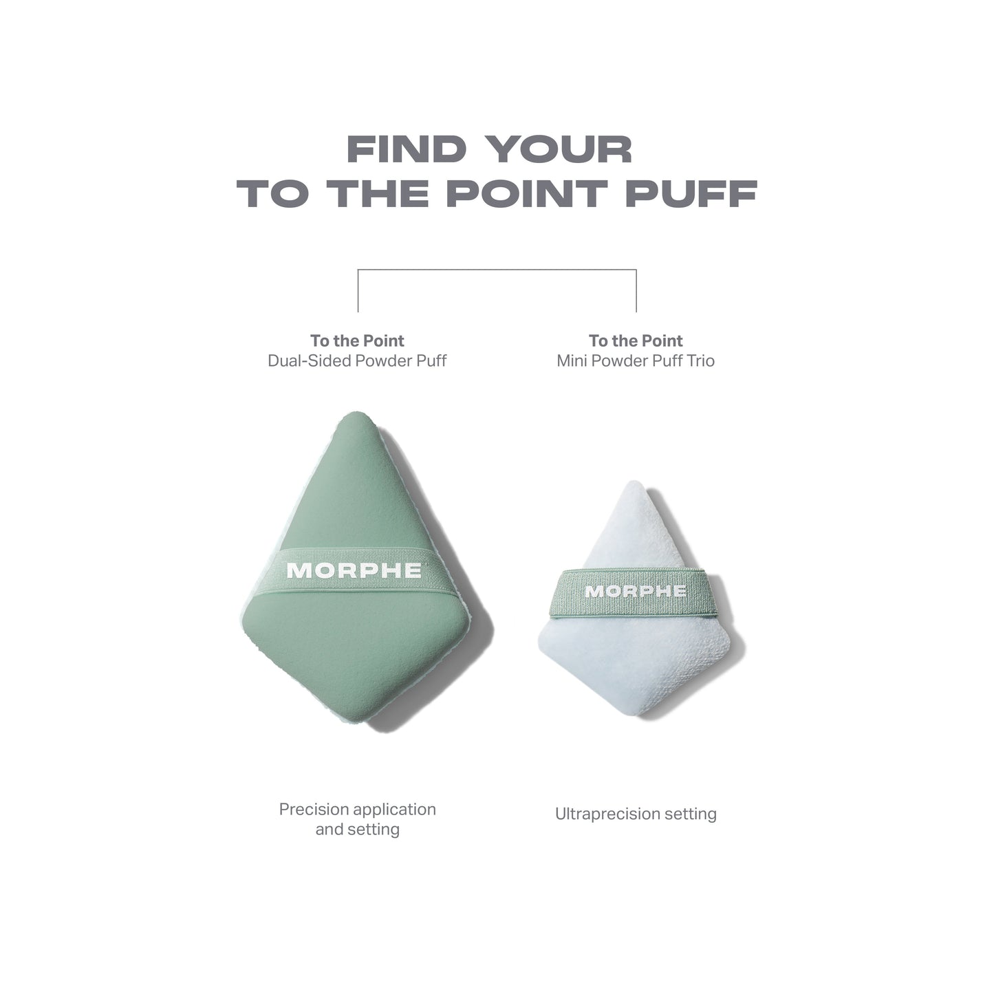 To The Point Mini Powder Puff Trio