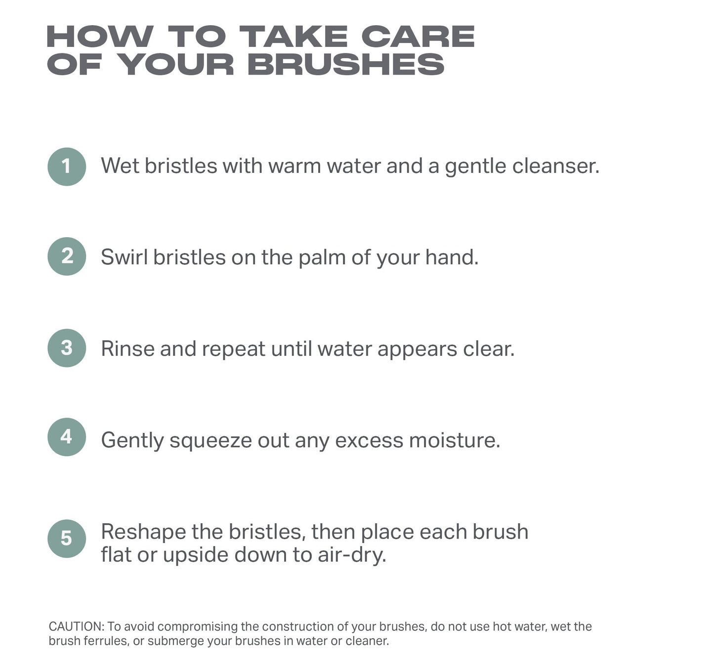 Along for the Glide 6-Piece Travel Brush Set