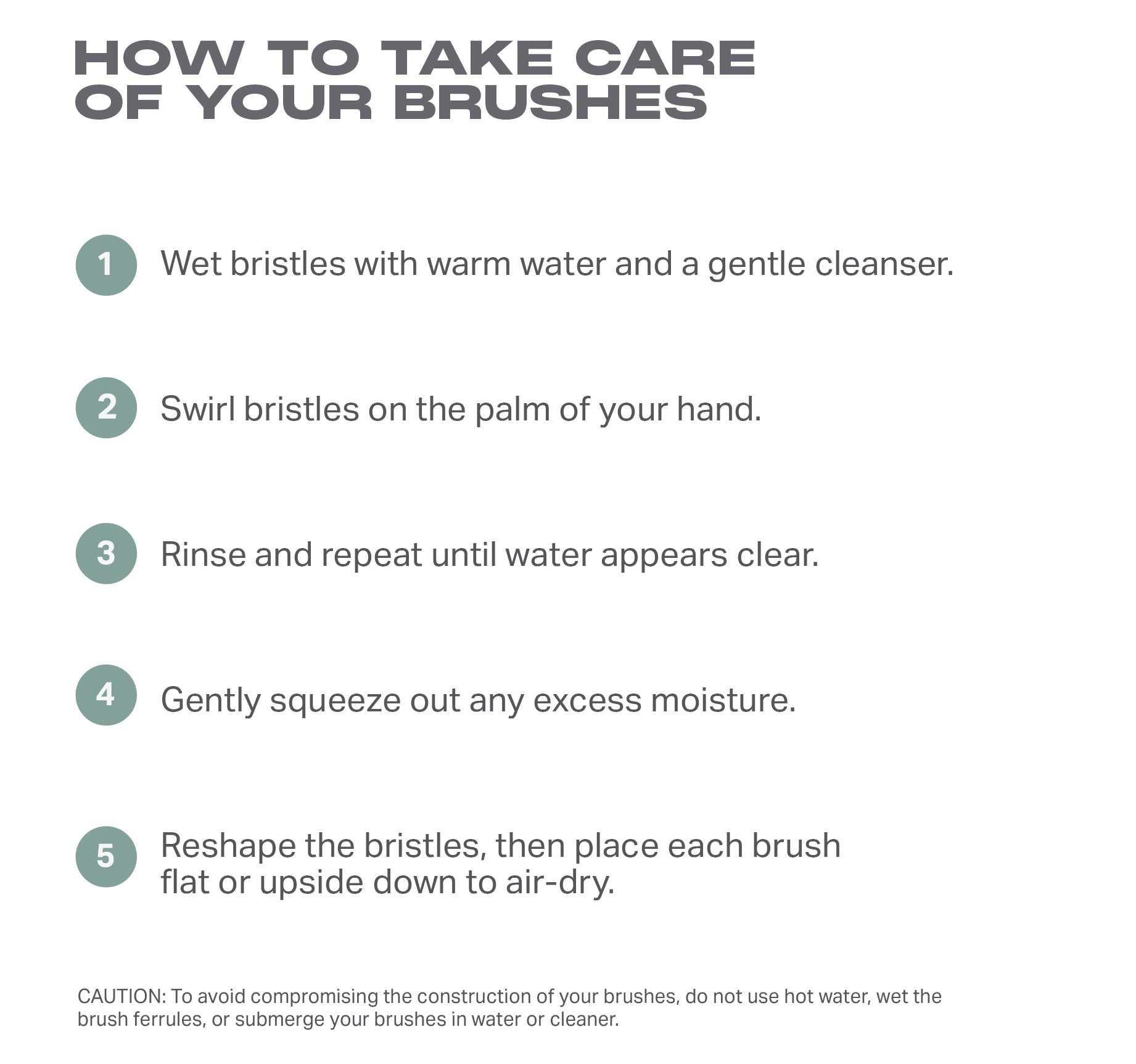 Along for the Glide 6-Piece Travel Brush Set