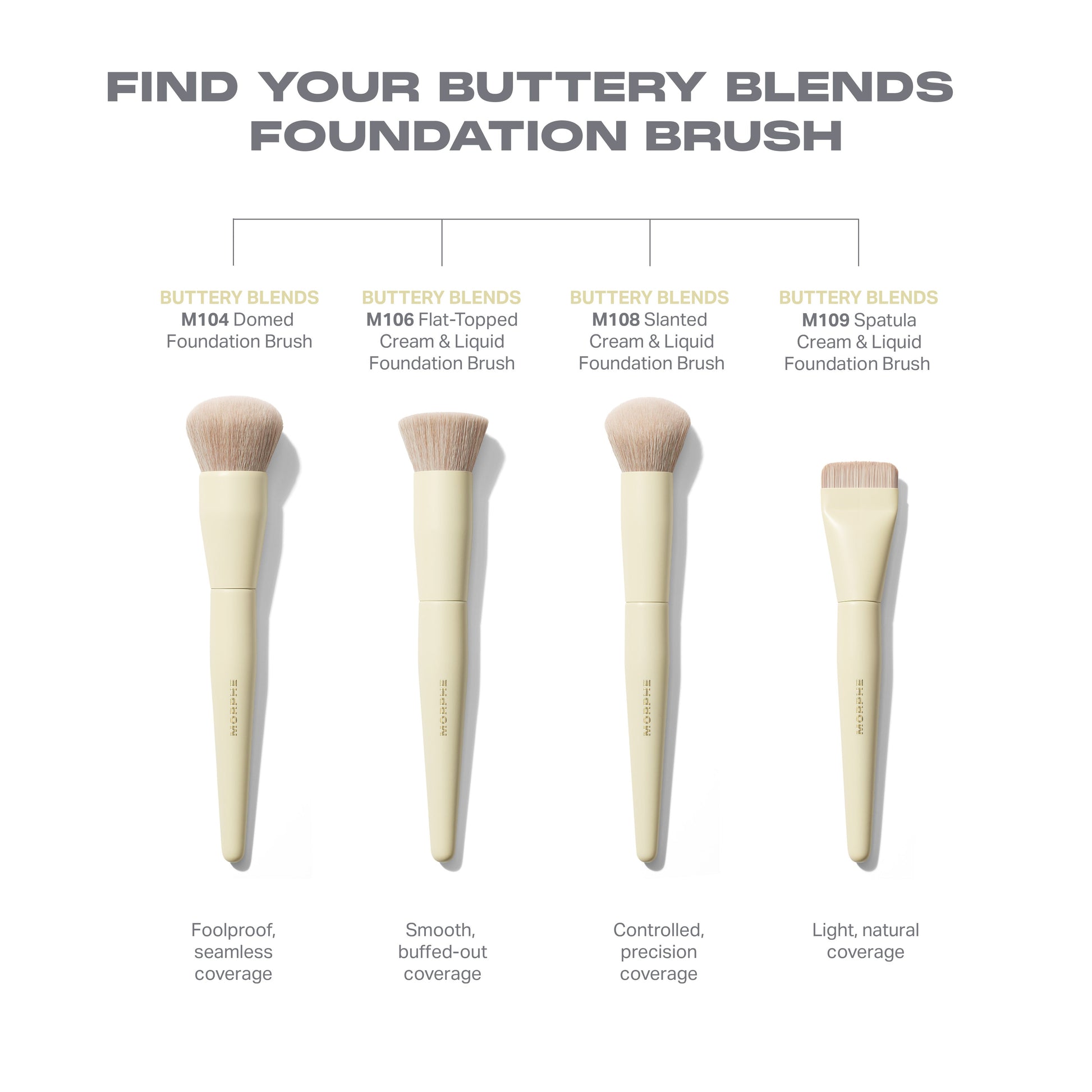 Buttery Blends M108 Slanted Foundation Brush