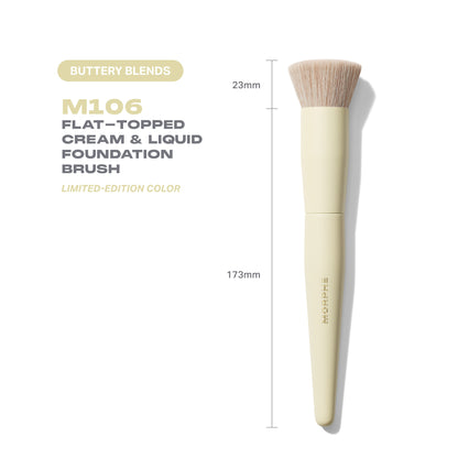 Buttery Blends M106 Flat-Topped Foundation Brush